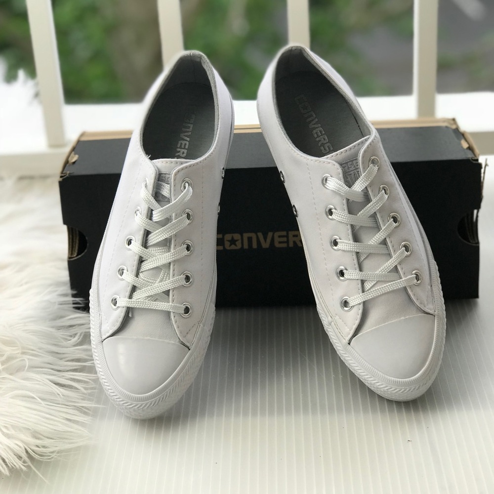 NWT Converse💥Ctas Gemma White LT W AUTHENTIC - Picture 2 of 8